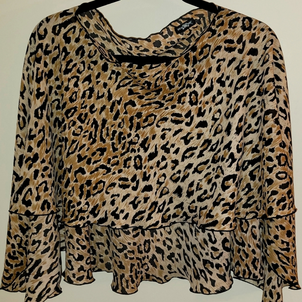 Reno rose one size sheer poncho